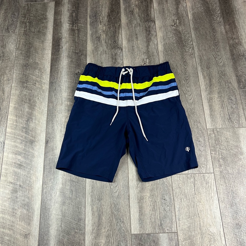 Coolibar Mens Navy Swim Trunk‎